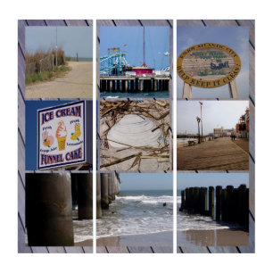Atlantic City - Photo Collage Triptych