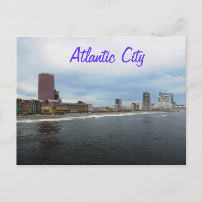 Atlantic City Postcard | Zazzle