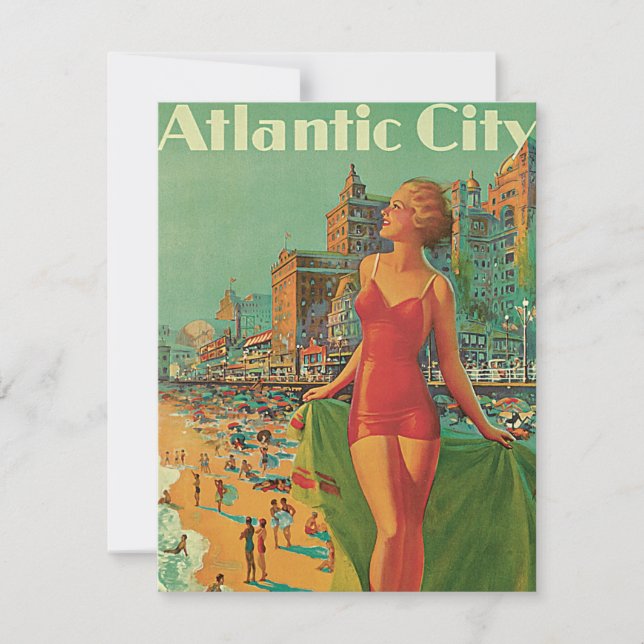 Atlantic City Resort, Pennsylvania Railroad Travel (Front)