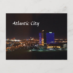 Atlantic City Skyline Postcard