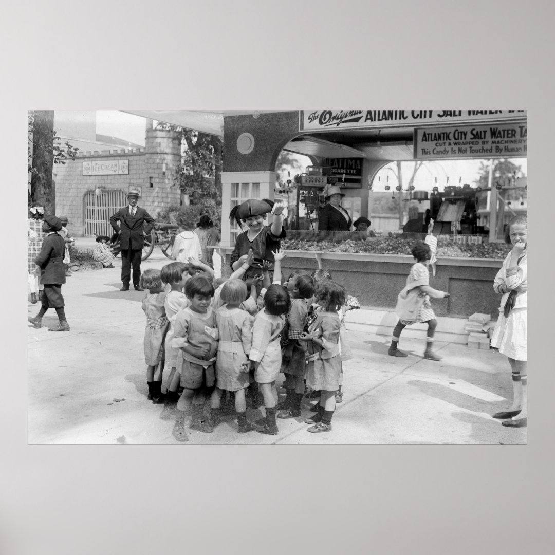 Atlantic City Taffy, 1920s Poster Zazzle