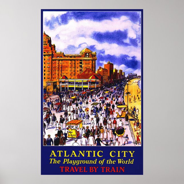 Atlantic City The Playground Of The World Poster (Front)