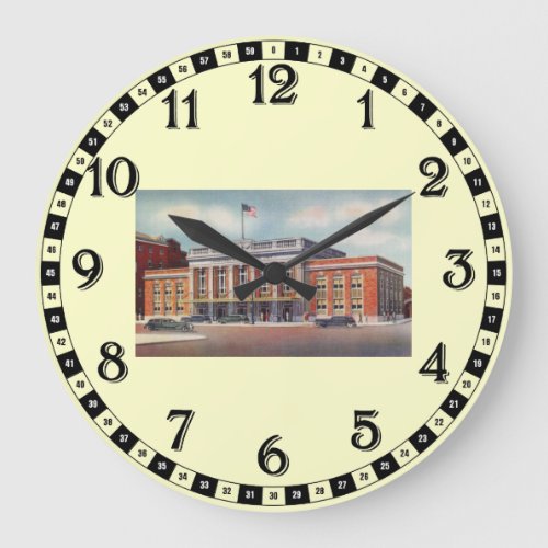 Atlantic City Train Station PRSL 1936 Large Clock