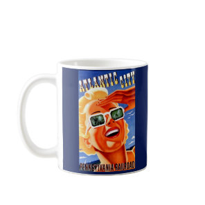 Atlantic City via Pennsylvania Railroad Coffee Mug