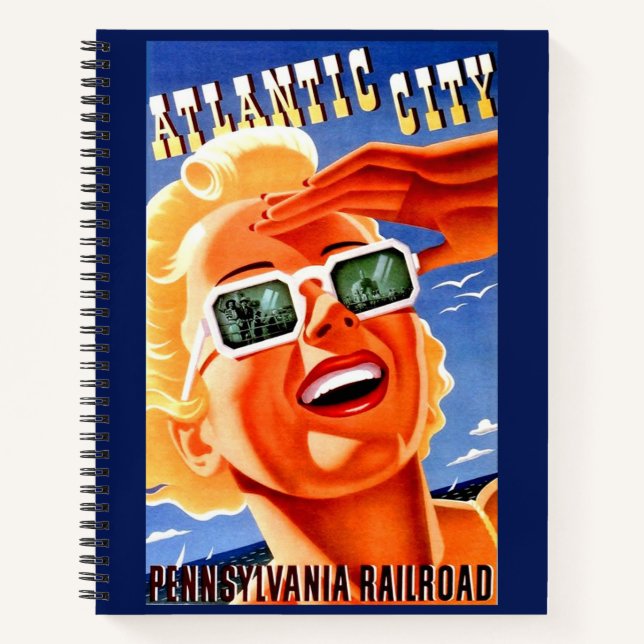 Atlantic City via Pennsylvania Railroad Notebook (Front)