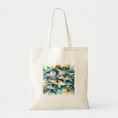 Atlantic Cod 030624AREF108 _ Watercolor Tote Bag