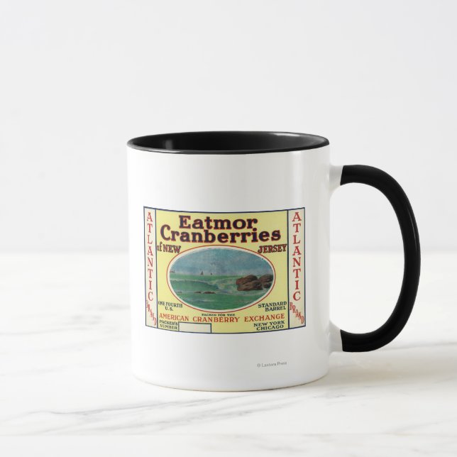 Atlantic Eatmor Cranberries Brand Label Mug (Right)