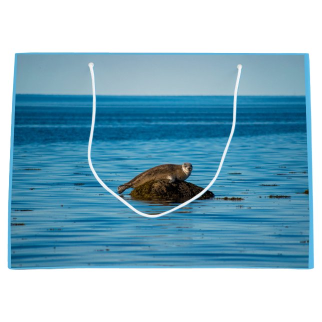Atlantic Harbor Seal Large Gift Bag (Front)