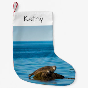 Atlantic Harbor Seal Small Christmas Stocking