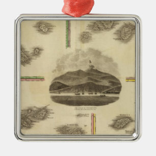 Atlantic islands metal ornament