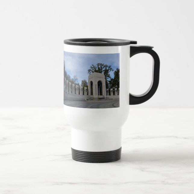 Atlantic Memorial WWII memorial Travel Mug (Right)
