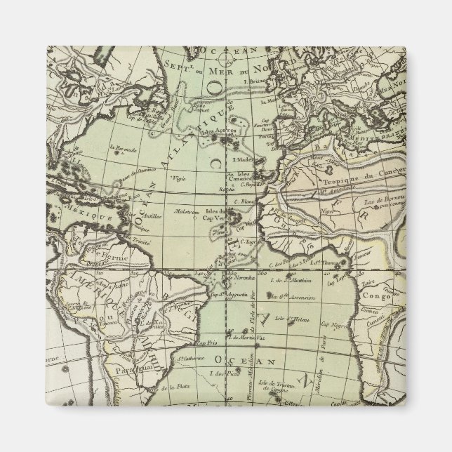 Atlantic Ocean 3 Magnet (Front)