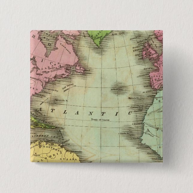 Atlantic Ocean 4 Pinback Button (Front)