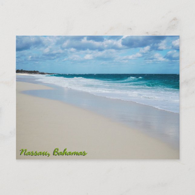 Atlantic Ocean Beach Postcard (Front)