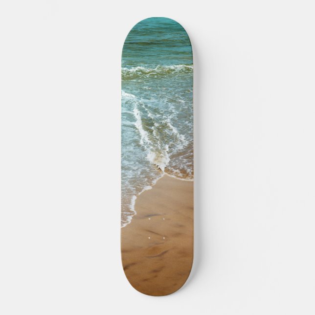 Atlantic Ocean Beauty #3 #ocean #wall #decor #art Skateboard (Front)