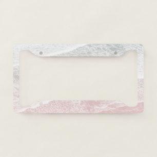 Atlantic Ocean Beauty (Aerial) #16 #wall #art  License Plate Frame