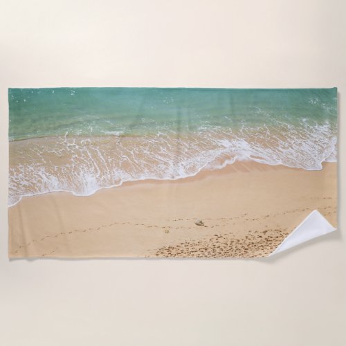 Atlantic Ocean Bliss 3 wall art  Beach Towel