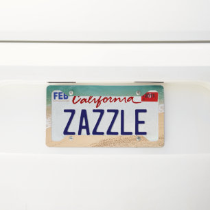 Atlantic Ocean Bliss #3 #wall #art  License Plate Frame