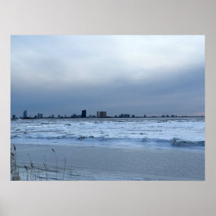 Atlantic Ocean Frozen Poster