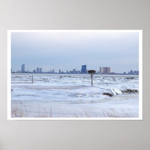 Atlantic Ocean Frozen Poster