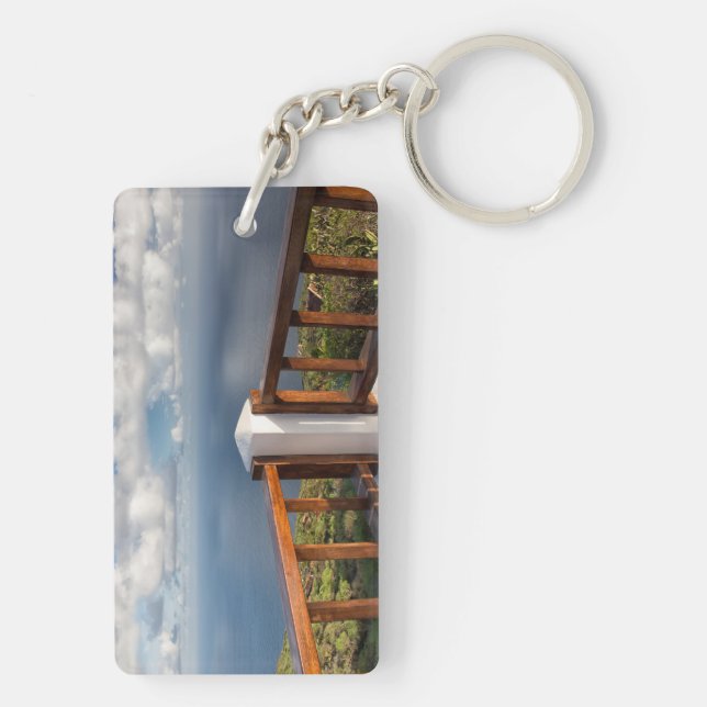 Atlantic Ocean Keychain (Back)