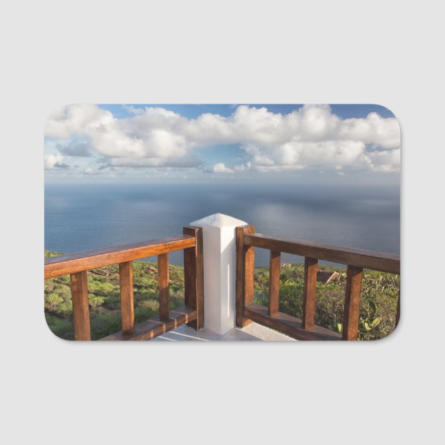 Atlantic Ocean Name Tag (Front)