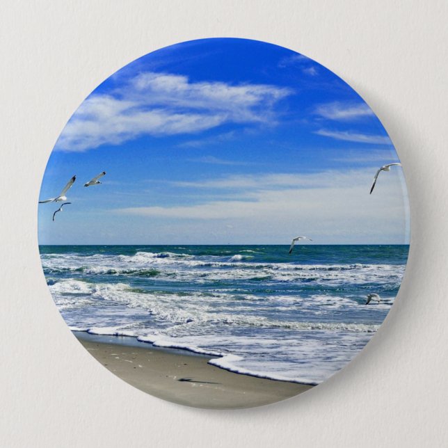 ATLANTIC OCEAN PINBACK BUTTON (Front)