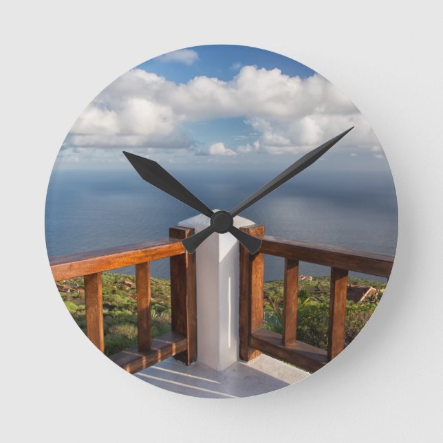 Atlantic Ocean Round Clock (Front)