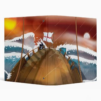 Atlantic Ocean Storm Ship Binder