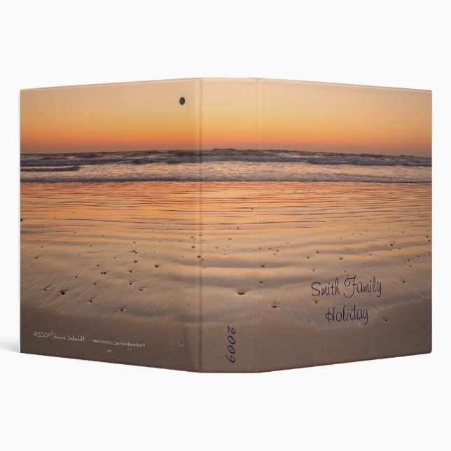 Atlantic Ocean sunrise 3 Ring Binder (Background)