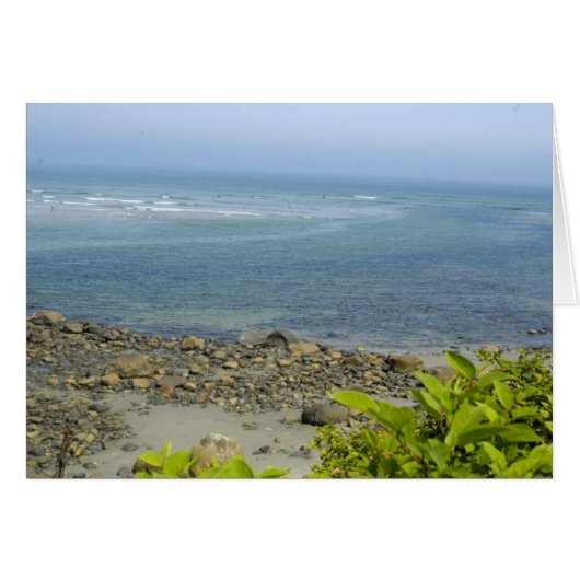 Atlantic Ocean view, Ogunquit, ME Cards (Front Horizontal)