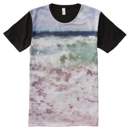 Atlantic Ocean Waves All-Over-Print T-Shirt