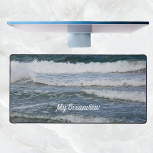 Atlantic Ocean Waves Photographic Desk Mat