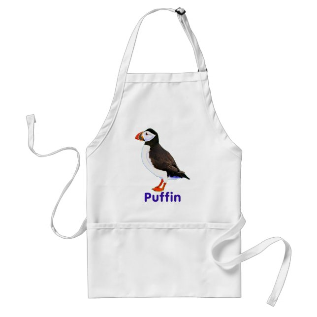 Atlantic Puffin Adult Apron (Front)
