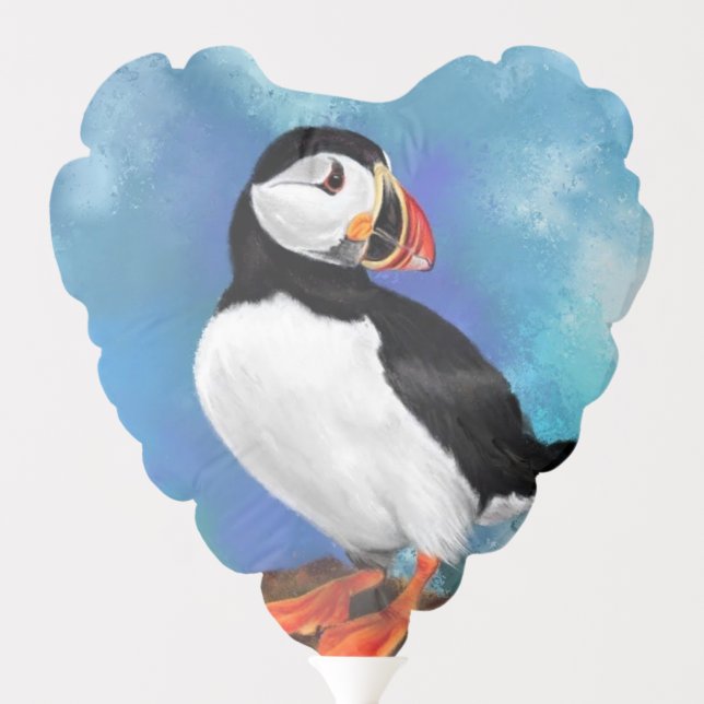 Atlantic Puffin Balloon Gift (Back)