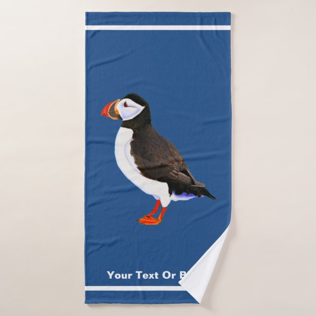 Atlantic Puffin Bath Towel Set (Bath Towel)