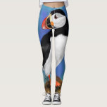 Atlantic Puffin Bird Leggings - Painting<br><div class="desc">Leggings with Beautiful Atlantic Puffin Bird - Painting - Customizable - Choose / Add Your Unique Text - Name / Colors / Font / Size / Elements - Image / more - Make Your Special Gift - Resize and move or remove and add elements / text with customization tool !...</div>