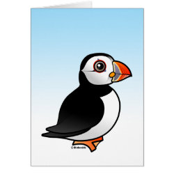 Atlantic Puffin Greeting Card