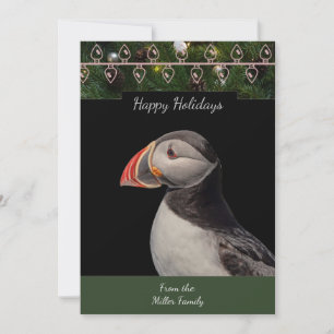 Atlantic Puffin Christmas Card