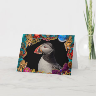 Atlantic Puffin Christmas Card