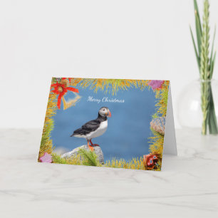 Atlantic Puffin Christmas Card