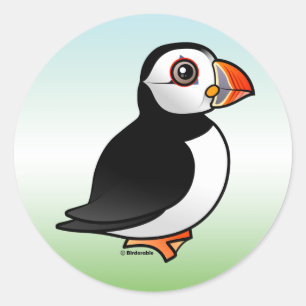 Atlantic Puffin Classic Round Sticker
