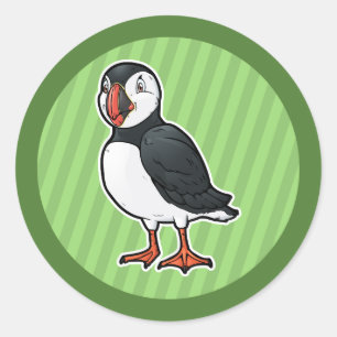 Atlantic Puffin Classic Round Sticker