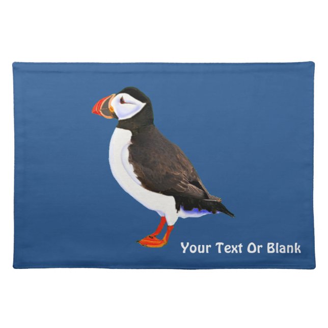 Atlantic Puffin Cloth Placemat (Front)