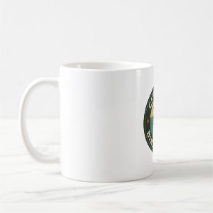 Atlantic Puffin Coastal Vintage Badge Coffee Mug