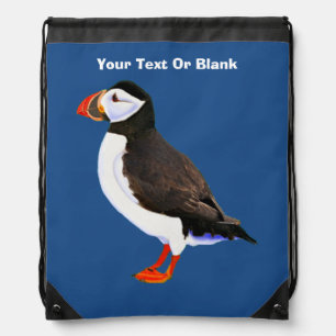 Atlantic Puffin Drawstring Bag