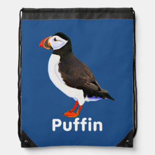 Atlantic Puffin Drawstring Bag