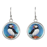 Atlantic Puffin Earrings Gift at Zazzle