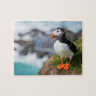 Atlantic Puffin Fratercula Arctica Jigsaw Puzzle