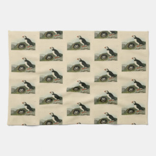 Atlantic Puffin from Audubon's Birds of America Kitchen Towel